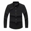 Men's Casual Long Sleeve Shirts Spring Autumn Business Cotton Oxford Spun Iron Free Shirts Slim Fit Dress Shirts S-XXL