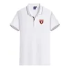 Turin F.C. T-shirt à manches courtes pour hommes, loisirs d'été haut de gamme en coton peigné, chemise professionnelle à revers