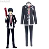 Okumura Rin Cosplay przyjdź niebieski egzorcysta Unisex mundurek szkolny Ao nie egzorcysta ortodoksyjny college Halloween karnawał jednolity garnitur L220802