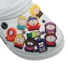 Single Sale 1st South Cartoon Park PVC Shoe Decoration Shoe Accessories Croc Charms för armband Ryggsäck Jibz Kid Xmas Gifts 220713