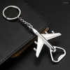 مفاتيح مفاتيح Airplane Bottle Bottle explane keychain keychain قلادة مفتاح محمولة شريط الحلقة حامل المطبخ لوازم السكر هدية هدية enek2