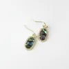 Abalone Shell Drop Earrings in Gold Silver012358121919500026