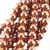 WOJIAER Materiali naturali Pietra ematite Perline rotonde 8 mm Metallico per creazione di gioielli fai-da-te BL301