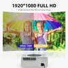 Heimkino-Q10-Projektor, Full HD 1080P, 1920 x 1080, Android 8.0, LED-Video-Beamer, unterstützt 4K Bluetooth 5G WIFI