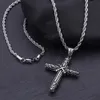 Pendentif Colliers Vintage En Acier Inoxydable Croix Pendentif Collier Pour Hommes Dominic Toretto Croix Collier Creative Graphic Christian Pendentif Bijoux G230206