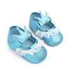 Första vandrare vårens höst baby flickor skor söt båge patent läder prinsessa fasta färg barn gilrs dansar vandrare