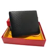 BOBAO Mens Business Genuine Leather Short Wallet Purse Credit Cards Holder Men Wallets Premium Product Real Man Black Walet233C