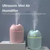 Ultrasonik mini hava nemlendiricisi aromaterapi nemlendiricileri Difüzör Ev araba taşınabilir usb sisci sis yapıcı LED gece lambası 220727
