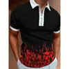 Luxury Mens Matching Clothing Polo Shirts Golf Wear Casual Plaid Short Sleeve Tee Men TurnDown Collar Zipper Polos Shirt Tops 220613