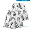 Men's Shorts Cute Striped 3D Pattern Unisex Fashion Trend Beach PantsMen's Men'sMen's