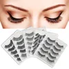 False Eyelashes 5pairs 3D Mink Lashes Pack Natural Extension Volume Fake Eye Bulk Boxes Wholesale MakeupFalse