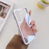 Samsung Galaxy S22 Plus Ultra A13 5G Candy Color Soft Frame Hard Back Cover의 고급 Clear Clear Acrylic Shopproof Phone Case Case Case