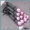 装飾的な花の花輪お祝いパーティー用品ホームガーデン人工ローズカーネーションフラワースタイルソープバレンタインデーバースデークライストム