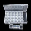 Watch Boxes & Cases Slots Clear Plastic Empty Nail Art Decoration Storage Case Box Glitter Rhinestone Beads Accessories Container ToolWatch