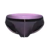 6PCS/Lot Sexy Underwear Nylon Men Briefs Low Waist Patchwork Mens Bikini Underpants Pouch Male Panties Bikini Swimming Trunks T220816