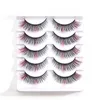 NOUVEAU Extension de cils colorés Doux confortable Naturel faux 3d Vison cils Maquillage Faux cils