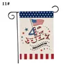 2022 New Independence Day American Garden Flag Lino stampa 30x45cm 12x18 pollici all'ingrosso
