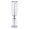 decoration tall 50cm/110cm Acrylic Crystal Wedding Road Lead Table Flower Stand Candlestick Centerpiece Event Party Wedding Decoration