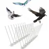 その他の鳥の供給ステンレス鋼のスパイクエコフレンドリーアンチクライムガードセキュリティフェンスウォールガーデン侵入者忌避型泥棒B0614x1