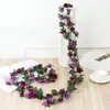 Decorative Flowers Imitation peony flower rattan fake silk flower rose rattan air conditioning water pipe wedding decoration fake rattan ZC1066