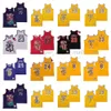 Film Basketbol Formaları Skull Ofset Retro Edition #8 #15 Carter #23 James #24 Jersey Sarı Mavi Siyah Erkek