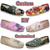 Пользовательские обувь Canvas Loafers Casual Sneaker Men Men Women Did Patter