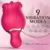 Nxy Eggs Bullets Schander New Rose Egg Hopping Femme Masturbation Langue Lécher Vibration Fun Flirter Produits Pour Adultes 220616