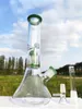 12 tum svamp eller geléfiskfilter Hookah Glass Bong Recycler Pipes Water Bongs Smoke Pipe 14mm Bowl