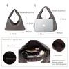 Evening Bags Brand Vegan Leather Hobo Bag Handmade Woven Casual Female Handbag Big Capacity Patchwork Zipper Women Shoulder BagsEvening