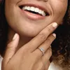 925 Sterling Silber Ringe Maus Schleife Ringe Paar süßer Glitzerring für Frauen Herz Original Fit Pandora Ring Schmuckherstellung DIY Geschenk
