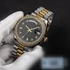 ZDR-Alta qualità unisex 2813 orologi meccanici automatici da uomo con lunetta in acciaio inossidabile da donna orologio con diamanti orologio da donna impermeabile orologi da polso luminosi regali