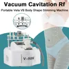 Vela Vacuum RF Roller Body Shaping Autres équipements de beauté 5 en 1 Machine de massage amincissante Lifting du visage Enlèvement des rides de la cellulite Machine à radiofréquence brûlante de graisse