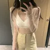 女性のTシャツセクシーな女性を通して透明なメッシュトップス長袖シアースリムレディースタートルネックデイジーTシャツTEES Tシャツ