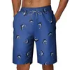 Mäns shorts Mens Swim Trunks With Liner Summer Fashion Casual Polyester Peach Skin Printed Beach Pants Pantsmen's Naom22