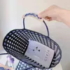 Summer Bags Hand-woven Ladies Large Capacity Storage Shopping Handbags Outdoor Picnic Baskets Colorful Street Women's 220512