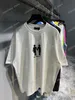 xinxinbuy Hommes Femmes Designers t-shirts tee Pride drapeau national imprimé coton manches courtes Crew Neck Streetwear blanc noir S-2XL