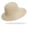 Chapeaux à large bord Chapeaux de paille pliables de couleur unie pour femmes Tisser Panama Beach Chapeau de soleil Femme Été Voyage en plein air Protection UV CapsWide