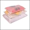 Kleidung Kleiderschrank Lagerung Home Organisation Housekee Garten wiederverschließbare Reißverschluss Plastiktüten Organizer Tasche mattiert klar dick 1,6 mm für Shi