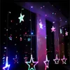 Party Decoration Event Leveringen Feestelijke Home Garden 12 Sterren LED -lichten Decoratief nieuwjaar Kerstdecoraties voor druppel buiten string