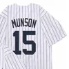 Man Retire Retro New York Vintage Baseball Jersey 4 Lou Gehrig 8 Yogi Berra 23 Don Mattingly 15 THURMAN MUNSON 44 REGGIE JACKSON 16 WHITEY FORD 12 RON BLOMBERG