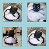 Autres fournitures pour animaux de compagnie Accueil Jardin Chien Bling Tutu Robe Dentelle Vêtements Fête Mignon Chat Princesse Grande Drop Livraison 2021 Cnide