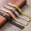 Watch Bands Universal Black Strap Male Exquisite Rose Gold Band 20mm Silver Watchband 22mm Golden Men's Accessories Bracelets Deli22