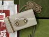 Designer Cross Body 621892 Bolsa Bolsa de Horsebit 1955 Carteira com cadeia Lady Purse Bags de ombro de luxo Canvas Mini bolsa longa carteira 6 slots de cartão de crédito Hardware de ouro