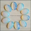 Stone Loose Beads Jewelry Natural Crystal Semi-Precious 25X18Mm Face For Necklace Ring Earrrings Acc Dho68