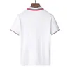 Men's Polo designer summer fashion Horse T-shirt Golf lapel cotton embroidered print fashion casual high Street M-3XL 11112