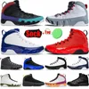 2022 9 IX 9S Hombres Dark Charcoal Basketball Zapatos Racer Gold Racer Blue Chile Fire Red Unc Particle Cool Grey Statue Anthracite Man Sport Sneakers Entrenadores