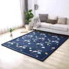 Tapis de sol Tatami en velours corail épais de 2cm, tapis de chevet