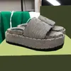 2022 Denim Sandals Designer Slippers Classic Women Sandals Shoes Rubber Ggity