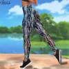 Vrouwen Leggings Snake Skin Cosplay Gedrukt Hoge Taille Elasticiteit 3D Legging Mode Vrouwelijke voor Outdoor Jogging Broek W220616