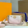 M57634 Hoogwaardige luxe designer Women Shoulder Bags Messenger Portemones Handtas Wallet 3-delige stijl en een Golden Chain Wallets Crosst Body Bag